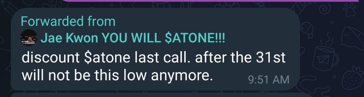 cryptoismyjam's tweet image. Everyone&apos;s waiting for fireworks today — for Jae’s long-awaited $ATONE pump and death to $ATOM in one fell swoop. But instead he&apos;s “taking a nap” and trolling us. Here&apos;s why this is peak Jae Kwon…  

On Oct 1 the &quot;day of Atonement&quot; Jae burned $7M of his own money to pump $ATONE…