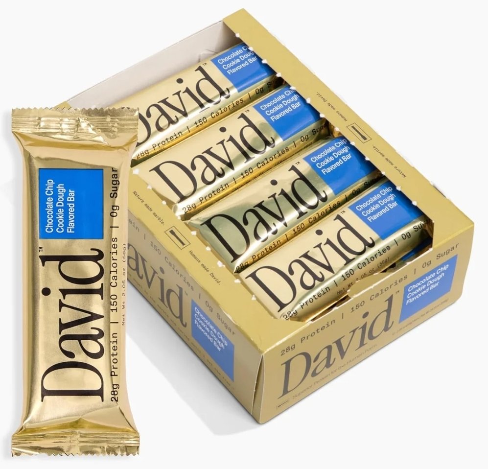 Bang for your Caloric Buck 
Protein Sources, Vol 2

The David Bar

150 calories
28 grams of protein

S Tier: Chocolate Chip Cookie Dough
A Tier: Cake Batter, Cinnamon Roll
