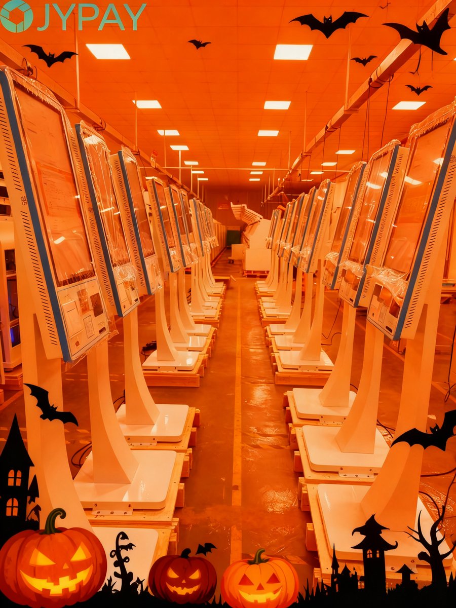 Dami_jypay's tweet image. Trick or Tech? 🎃💡
Where smart terminals meet spooky vibes — innovation never sleeps!
Wishing everyone a spooky yet productive week ahead!
#Halloween2025 #SmartKiosk  #Technology #Innovation #Automation #RetailTech #TechDesign