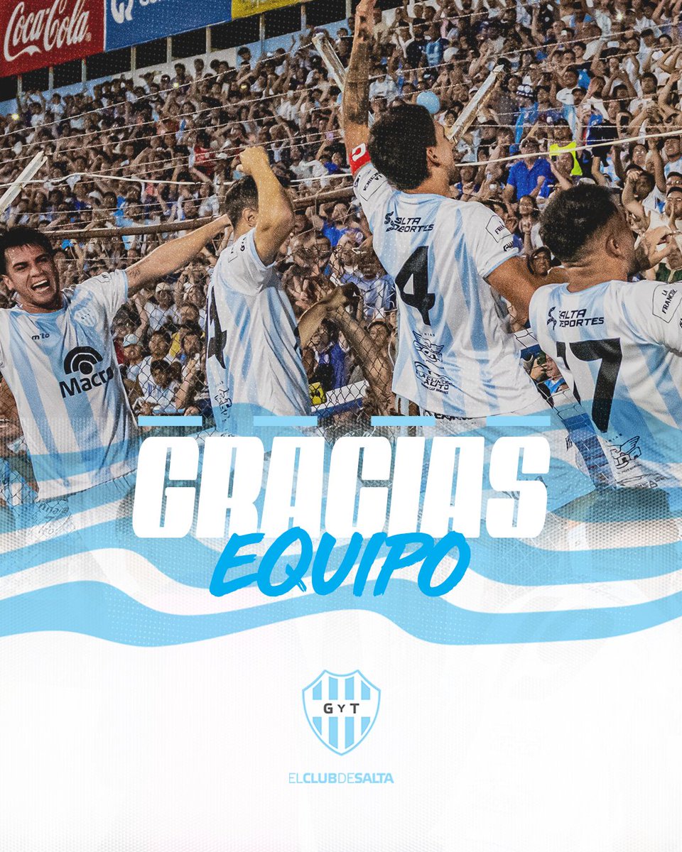 La temporada llega a su fin, pero el orgullo por lo que somos sigue intacto.

Agradecemos al plantel por permitirnos disfrutar de un Gimnasia protagonista a lo largo del año.
Y un reconocimiento especial a nuestra gente, que acompañó en cada fecha y copó el estadio cada vez que