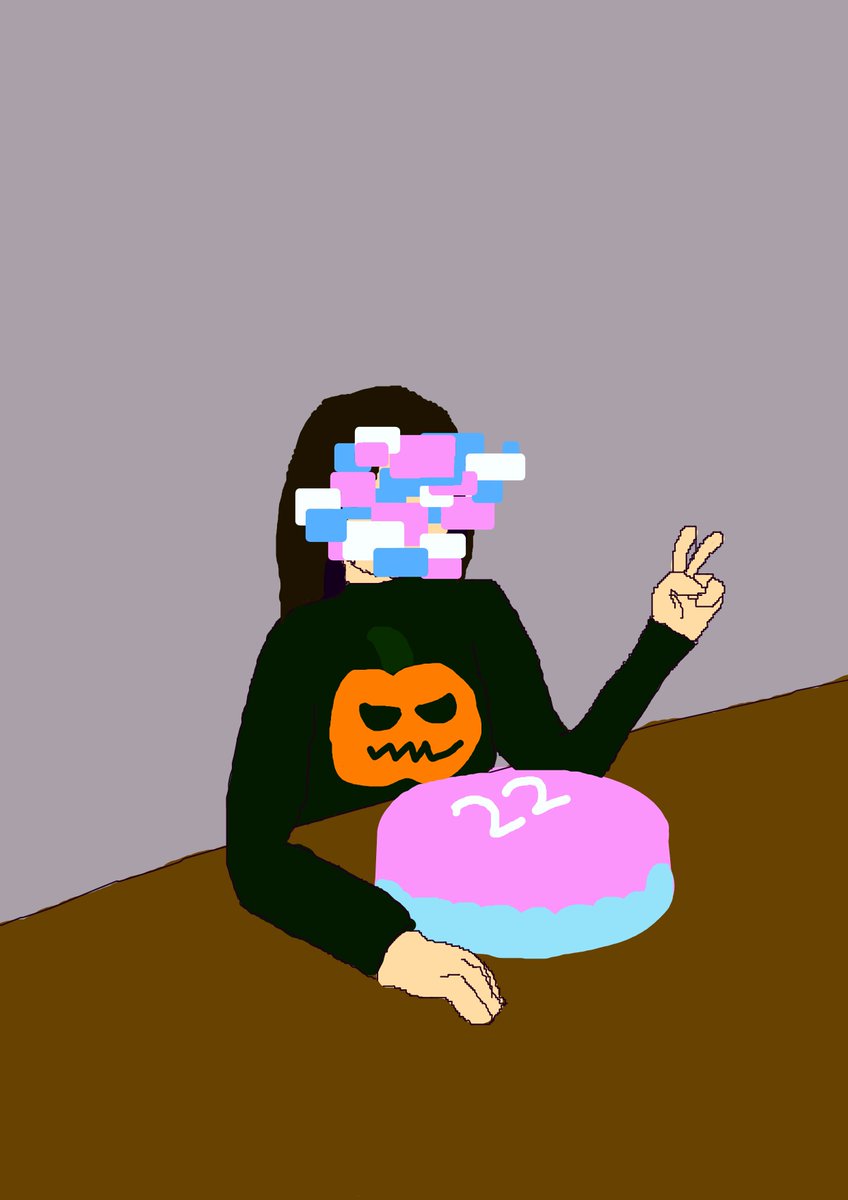 TheOneCosmicOwl's tweet photo. Happy Halloween and Birthday the day after (I already feel old)🥳 https://t.co/srT9SnrdcY