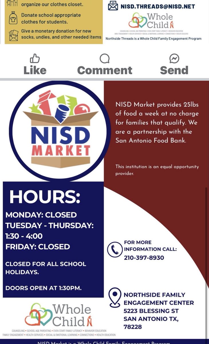 💗Attention Mireles community . Please take advantage of local resources available for NISD families in need ! 💗⁦<a href="/NISDMireles/">Mireles ES</a>⁩ ⁦<a href="/NISDCounseling/">NISD Counseling</a>⁩