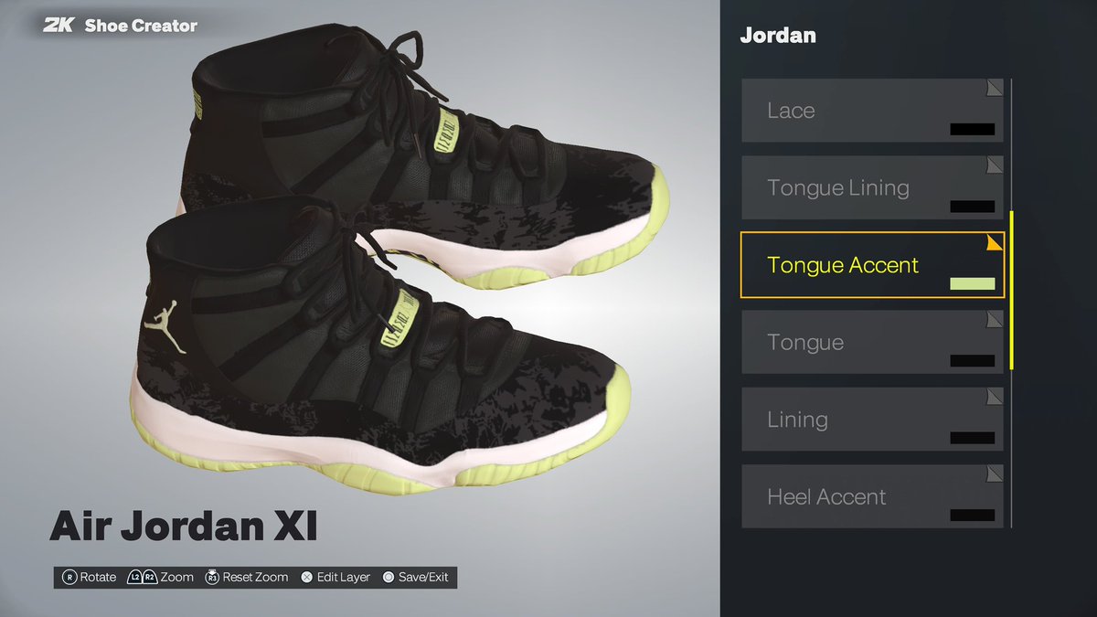 CruzControl2k's tweet image. Liking these Jordan’s, I was able to mimic the material using that trippy pattern #2KCommunity #NBA2K26 #Season2