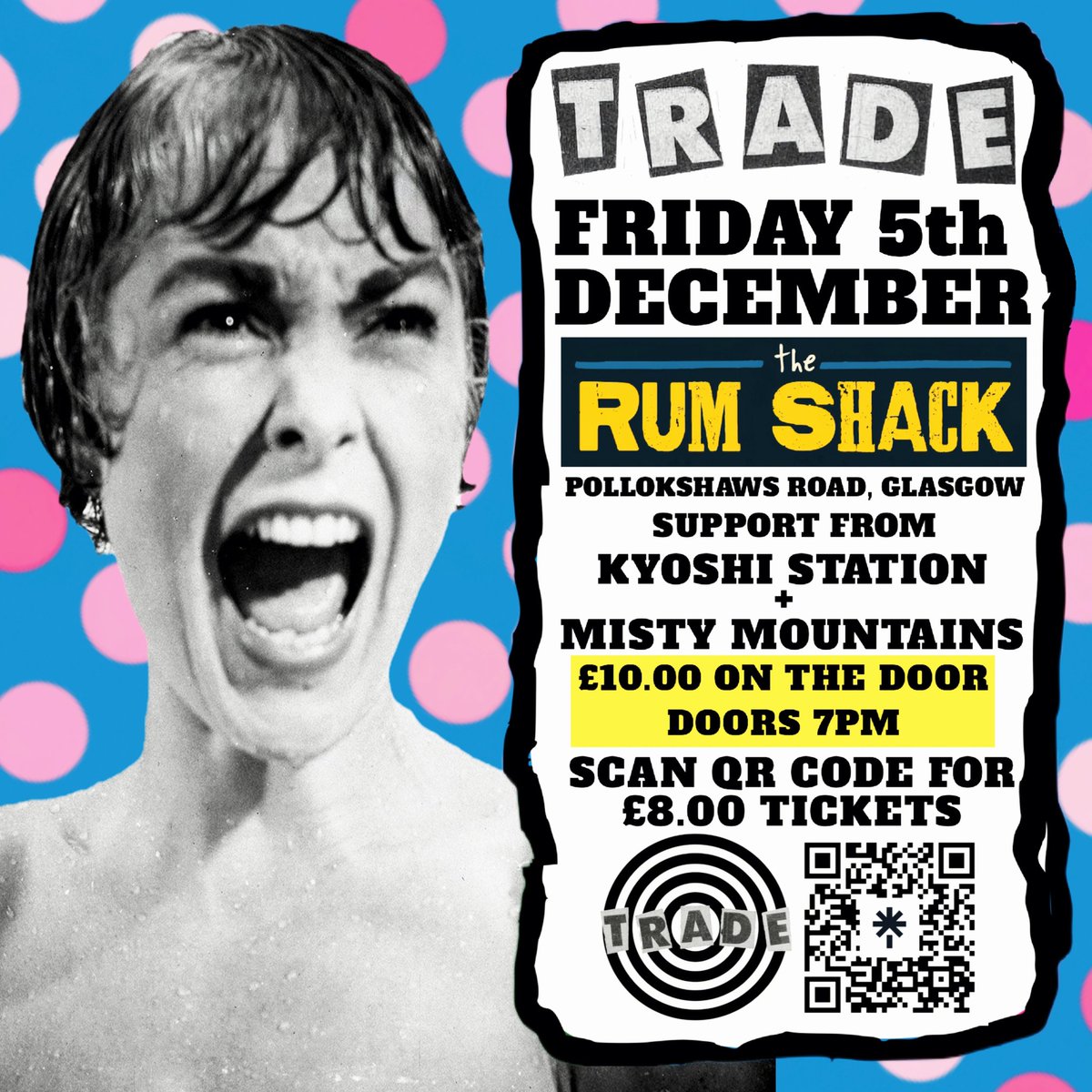 TradeFOF's tweet photo. ☆ GIG NEWS ☆
Tickets Available From The Link Below Or Scan The QR Code! 

https://t.co/5RS7qSL7TS

#newmusic #LiveMusic #Glasgow #Edinburgh https://t.co/UWnPEcUiLx