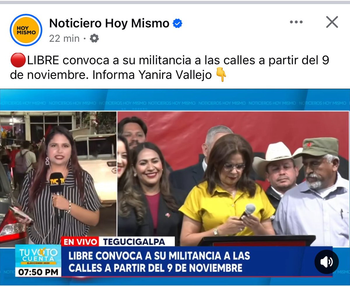 🔥LIBRE COMENZARÁ A PRENDERLE FUEGO A HONDURAS DESDE EL 9 NOVIEMBRE 🔥

Ya saben que no tiene los votos, por están buscan el caos.