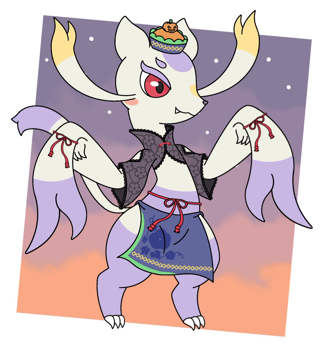 Happy Halloween!
While trick-or-treating, don't forget to visit your nearest Pokemon Cafe

Mienshao will be ready to serve you up a frightfully delicious meal!