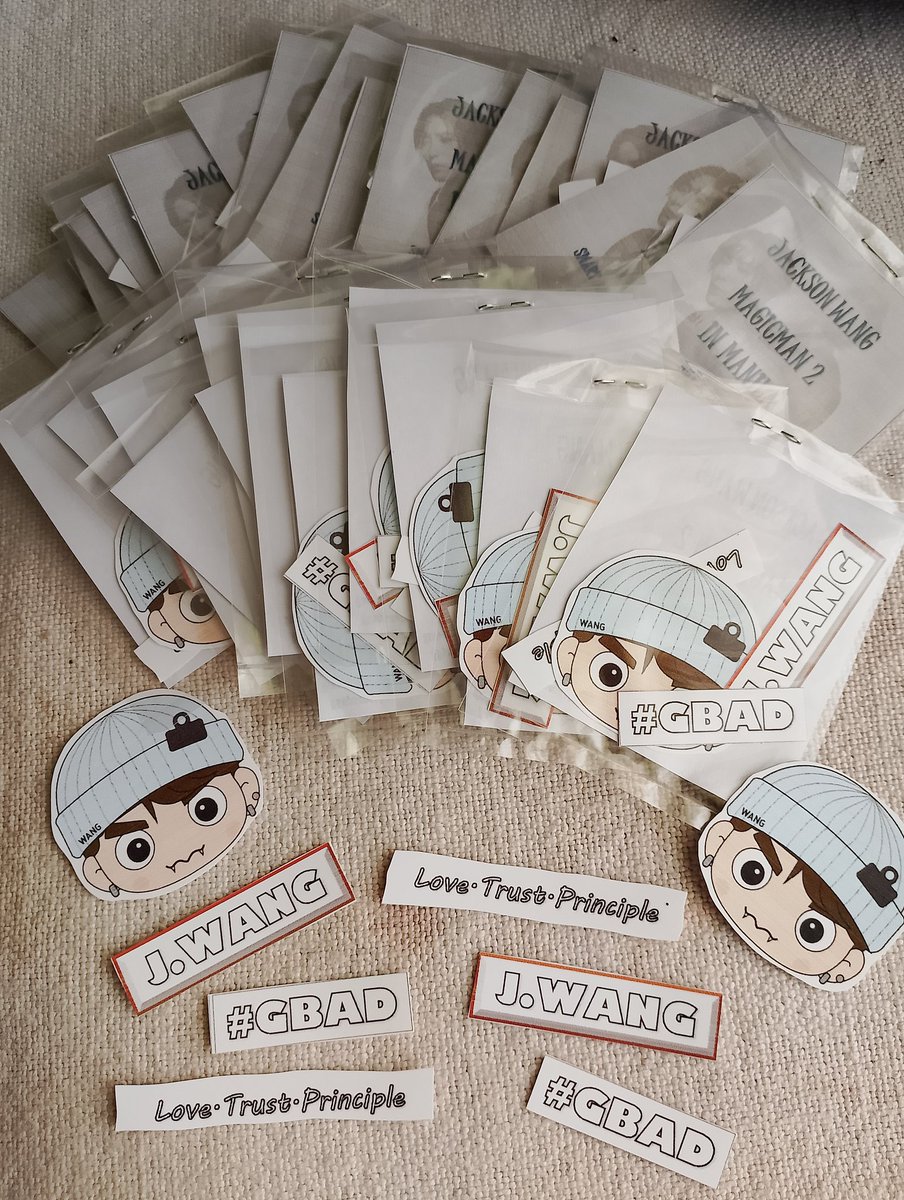 JACKSON WANG MAGICMAN 2 IN MANILA FREEBIE BY ME! ☺️

Super last minute to decide na gumawa ng freebies! 
Made some simple stickers for Jackys and Ahgases!

Limited Quantity
1:1 only
can do trades~just reply! 
Location&amp;Time: tba 

See you! 💋
#MAGICMAN2INMANILA 
<a href="/JacksonWang852/">Jackson Wang</a>