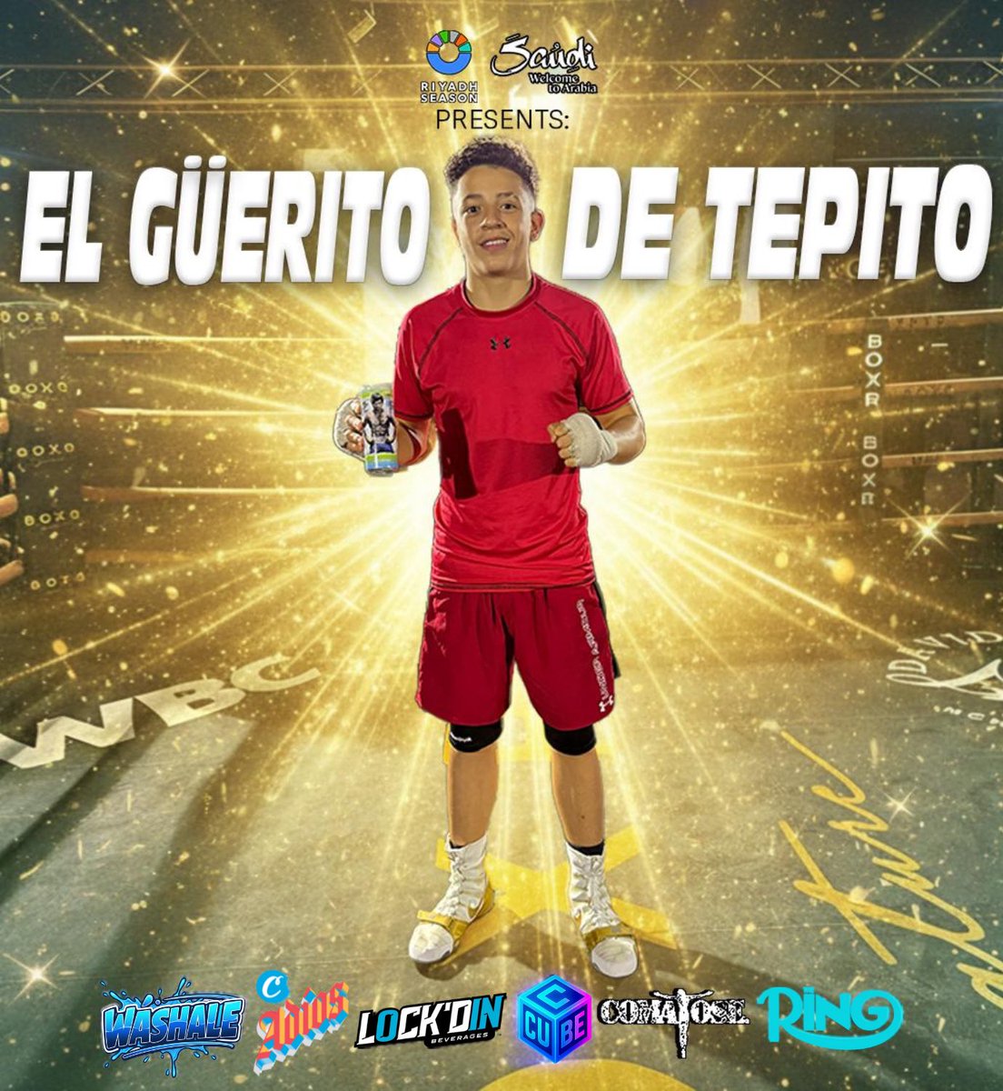 MannyPacquiao's tweet photo. Shoutout to Juan El Güerito de Tepito — youngest warrior in history fighting in Saudi Arabia Riyadh Season. Keep training hard, stay humble, and welcome to the LOCK’DIN team — let’s inspire champions around the world! https://t.co/XqRmTuz5Bc