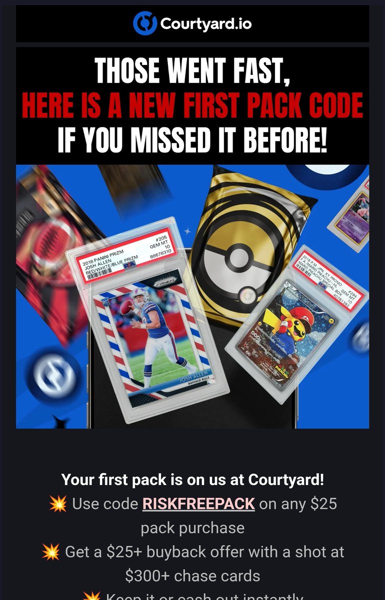 chiragweb3's tweet image. Anyone looking to open a pack on @Courtyard_io BEWARE, you need to get KYC done to withdraw your money from there website. 

They won&apos;t tell you that when making a deposit ofcourse. 
So called web3 brands, what s shame