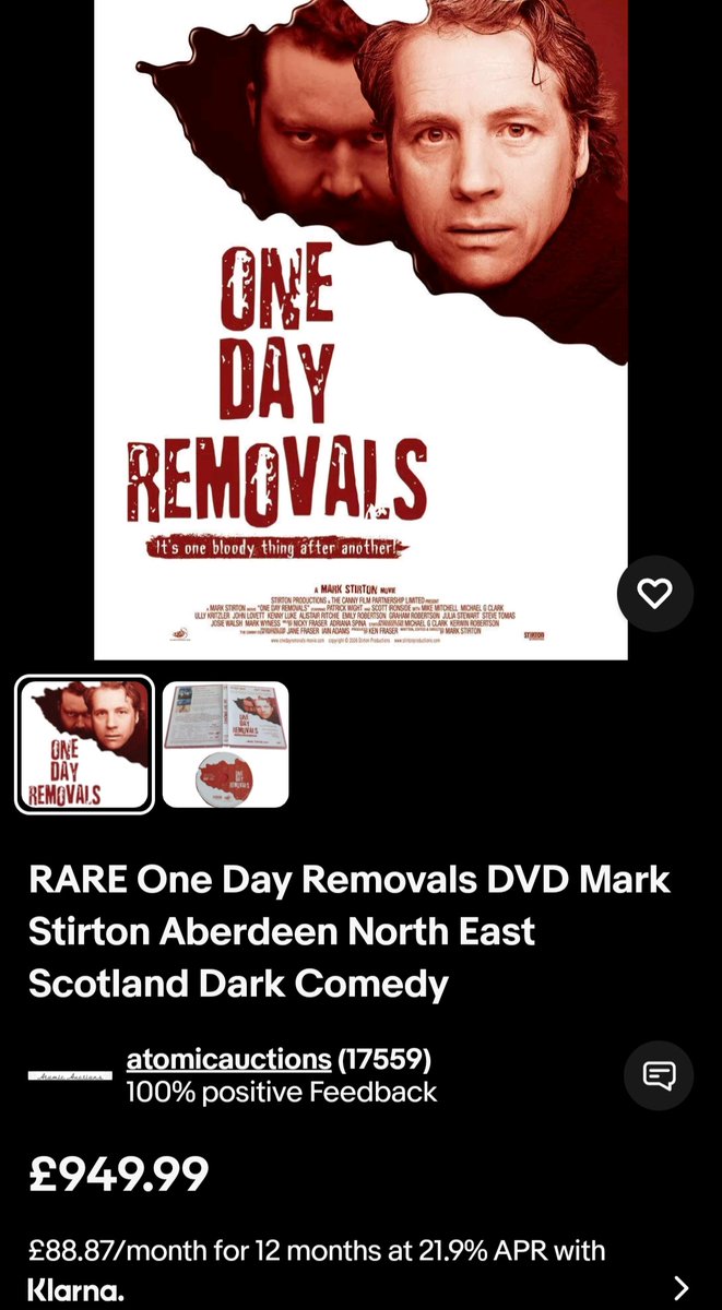 Well, that's ambitious. If this sells I'll for sure do a new DVD run! Also, that's more than I was paid to write the fucking movie.