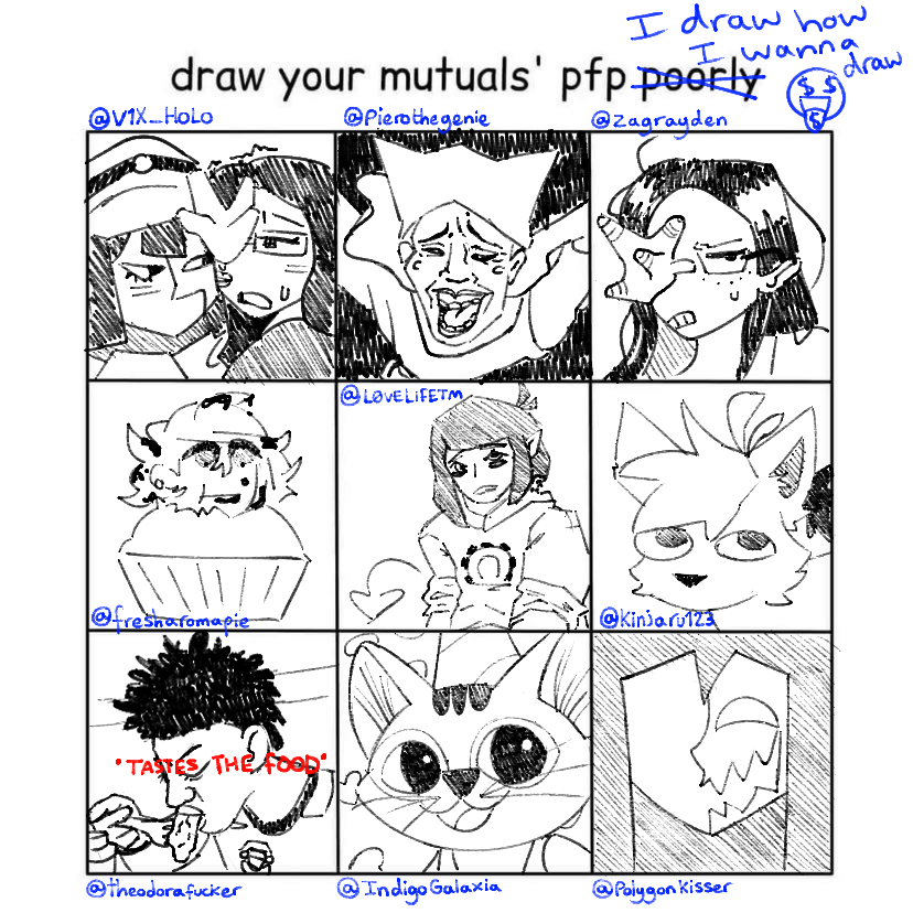 Shincore610's tweet image. get drawn suckerssss!!! p1