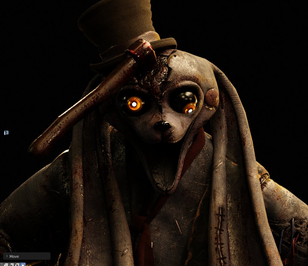 Mahmoujh_Venom's tweet image. Thumper's model is almost done 😈😈

#FNF #fnaf