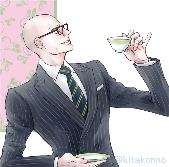 #紅茶の日 (毎度過去絵で失礼します)