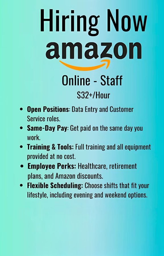 Tanju_mim's tweet image. Amazon is hiring remote workers — no experience needed! 
Get my FREE Job Starter Kit 🎁
✅ Resume + Cover Letter Templates
✅ AI Job Tools
✅ 50+ Real Remote Sites
To claim 
❤️ Like
🔁 Repost
💬 Comment “REMOTE”
👤 Follow me 
@Tanju_mim
💻 Start earning from home