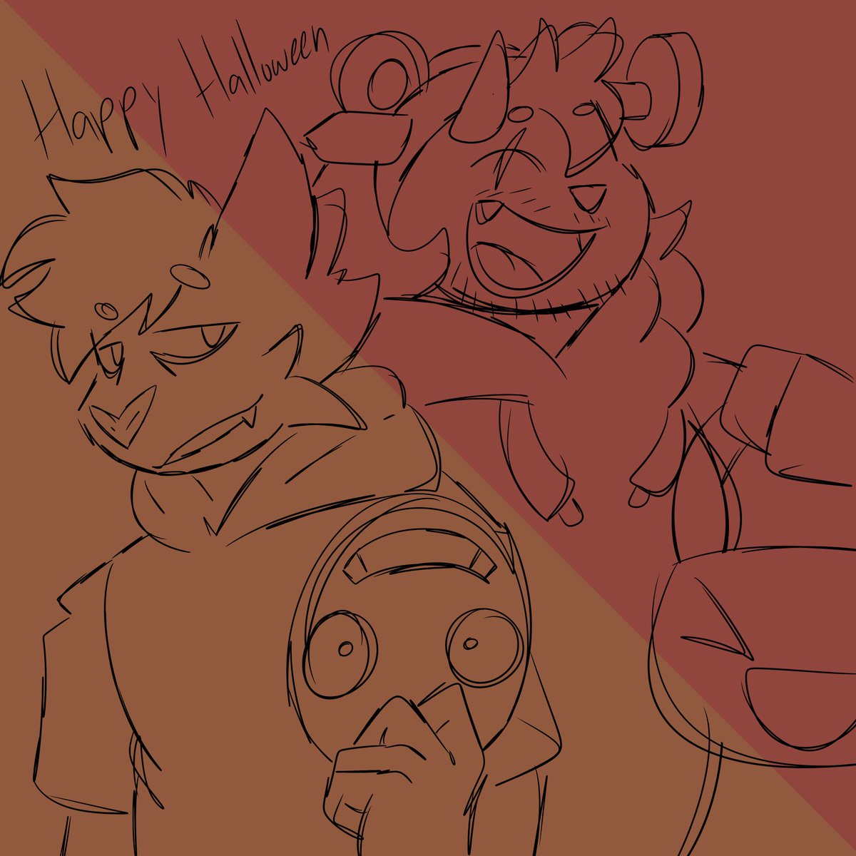 AndyTheBlueWolf's tweet photo. HAPPY HALLOWEEN EVERYONE!
FT me and my bf!! https://t.co/kgPGhj6Vrm