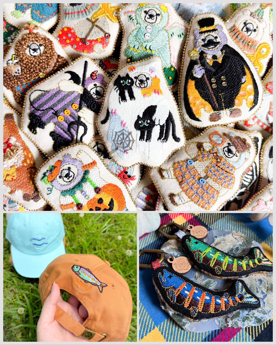 🎪デザインフェスタvol.62🎪

◽️出展名：iwashi
◽️出展日：11/15-16（両日）
◽️ブース：西館1階 E-168

オシャレを楽しむちょっと変わったクマのオシャクマさんと、おサカナの刺繍雑貨を作ってます🐻‍❄️

#デザフェス62リポスト 
#デザフェス62 
<a href="/designfesta/">デザインフェスタ公式</a>