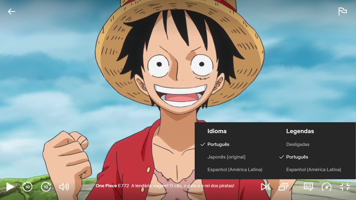 Yatogam1Oficial's tweet photo. 🚨 Os episódios 772 ao 796 de One Piece já estão disponíveis com DUBLAGEM e legendas na @NetflixBrasil.

O final do arco de Zou e o início de Whole Cake agora pode ser assistido com dublagem.

Mais episódios chegarão em Dezembro na plataforma. https://t.co/38wUeWnxAo