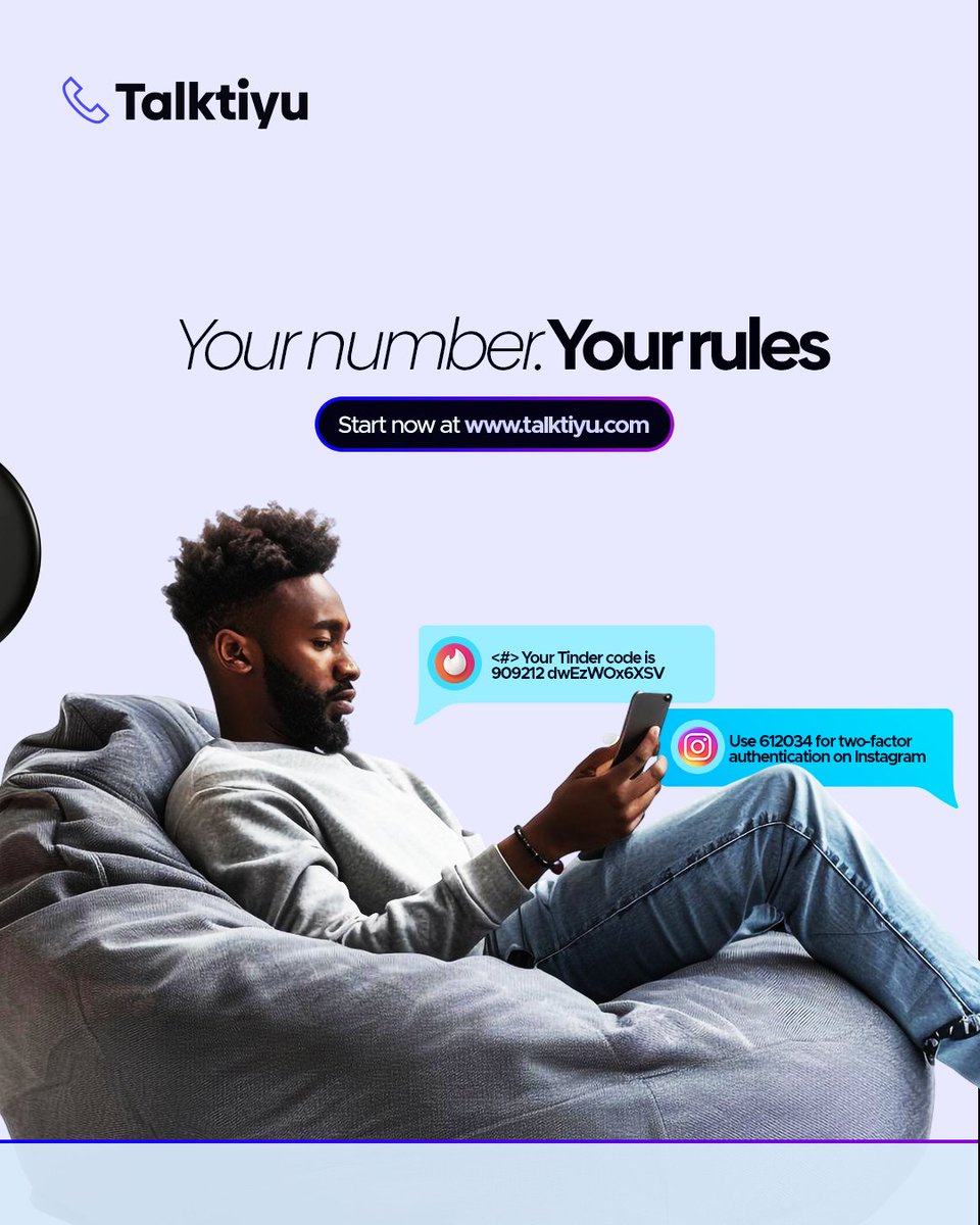 OurTalktiyuApp's tweet image. Welcome to a very stress-free month of November! No SIM, no stress. With Talktiyu, your virtual number is ready in just 60 seconds 🚀
 -
#Talktiyu #virtualnumber #virtualsim