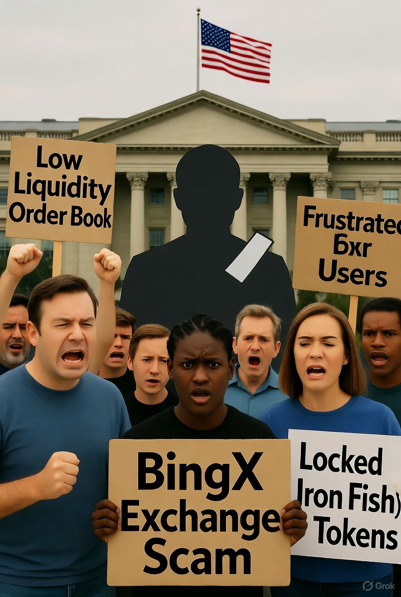 trader058400925's tweet photo. @BingXOfficial Is @BingXOfficial exchange running a STRAIGHT-UP SCAM? For OVER A MONTH, BingX has LOCKED Iron Fish (IRON) withdrawals for all users, hiding behind the bullshit excuse of “wallet maintenance.” Reach out to support? You get the same canned garbage: "Wait, we can’t tell you shit". https://t.co/k74LLdYIA9