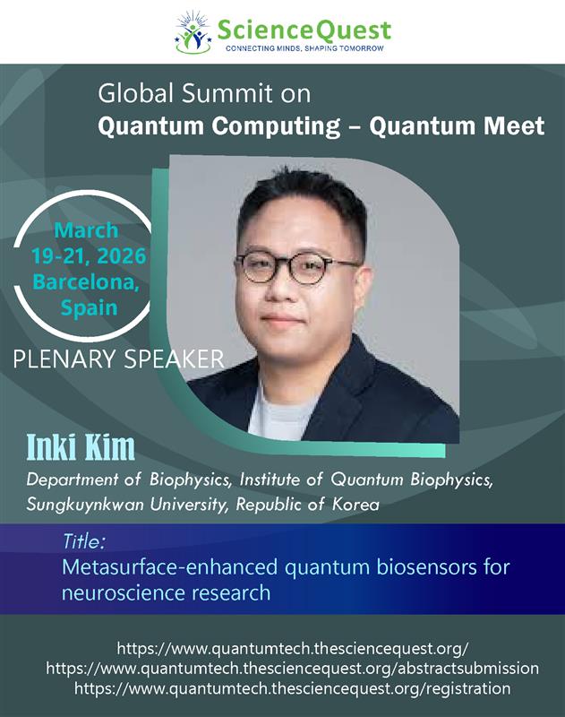 Grace496554's tweet image. Join leading researchers, innovators, and industry experts at #QuantumMeet2026 to explore the latest breakthroughs in quantum technologies, computing, and emerging applications.
 Learn more: quantumtech.thesciencequest.org
Register now: quantumtech.thesciencequest.org/registration
#QuantumComputing