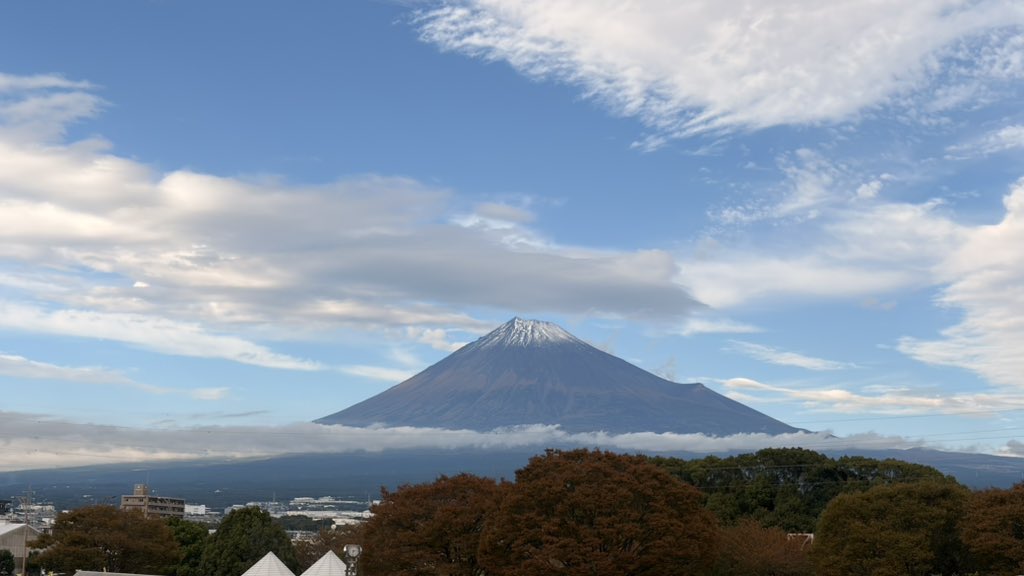 富士山めっちゃ綺麗