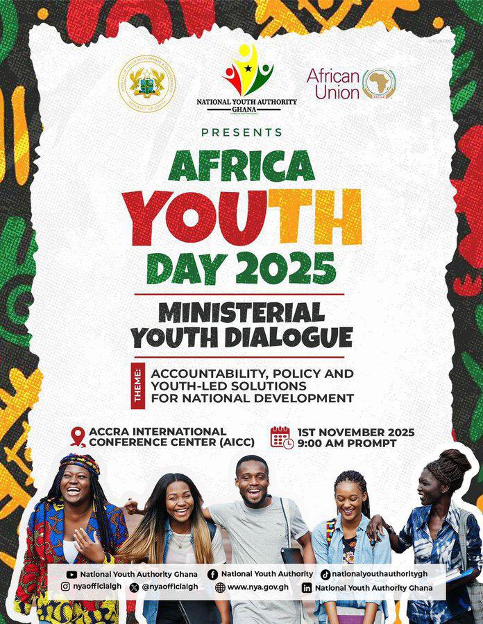 thpeopleslincon's tweet photo. Today, 1st November is African Youth day! 

First of its kind the National Youth Authority brings to you the Ministerial Youth Dialogue. 

All youth are invited to engage the Government through its ministers on our stewardship! 
 
Dont be left out! 

#showworking! 
#OnGod https://t.co/eo6wzXMOoW