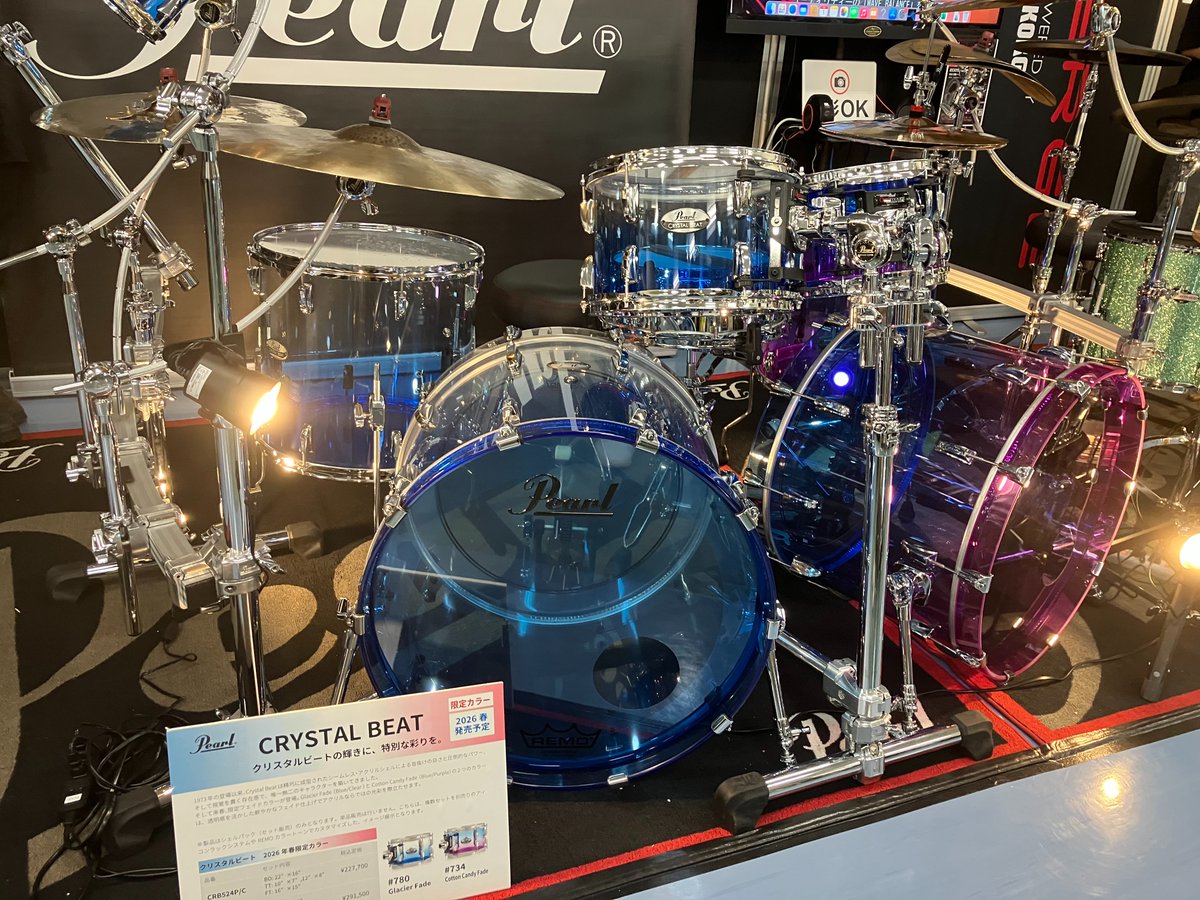 東京楽器博2025 🎵イベント展示情報🎵 ✨CRYSTAL BEAT Limited Colors