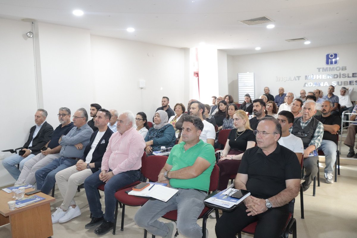 🔷 Şube binamızda İnşaat Mühendisi Taner Günel’in sunumuyla “Betonarme Yapılarda Korozyon Onarımı, Önlenmesi ve Depreme Karşı Yapısal Güçlendirme” Semineri gerçekleştirildi. 
Taner Günel’e katkıları için teşekkür ediyoruz.