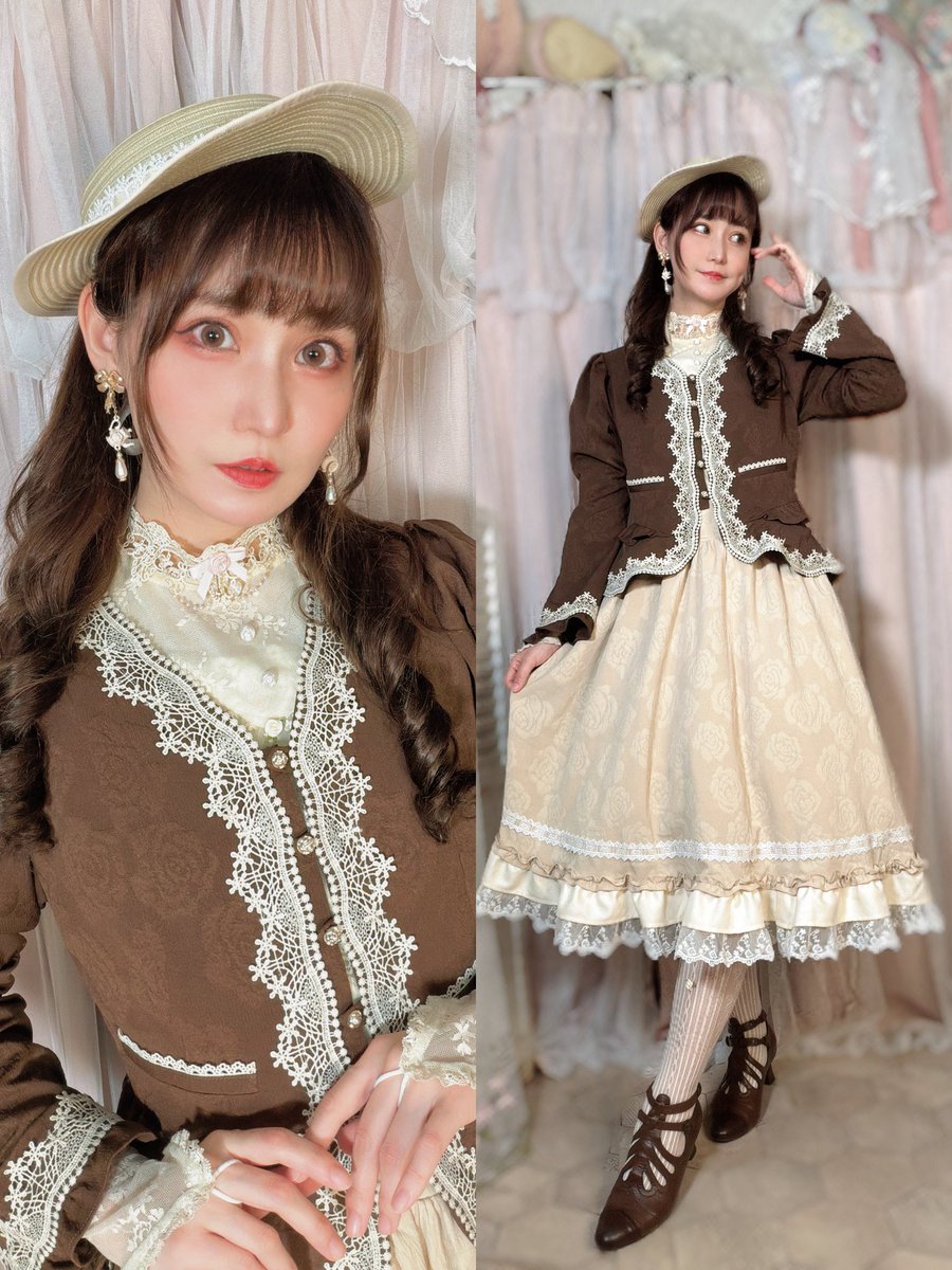 🥀しまむらさんコラボ🥀 オススメの配色カラーコーデ🐈🤎 ジャケットと