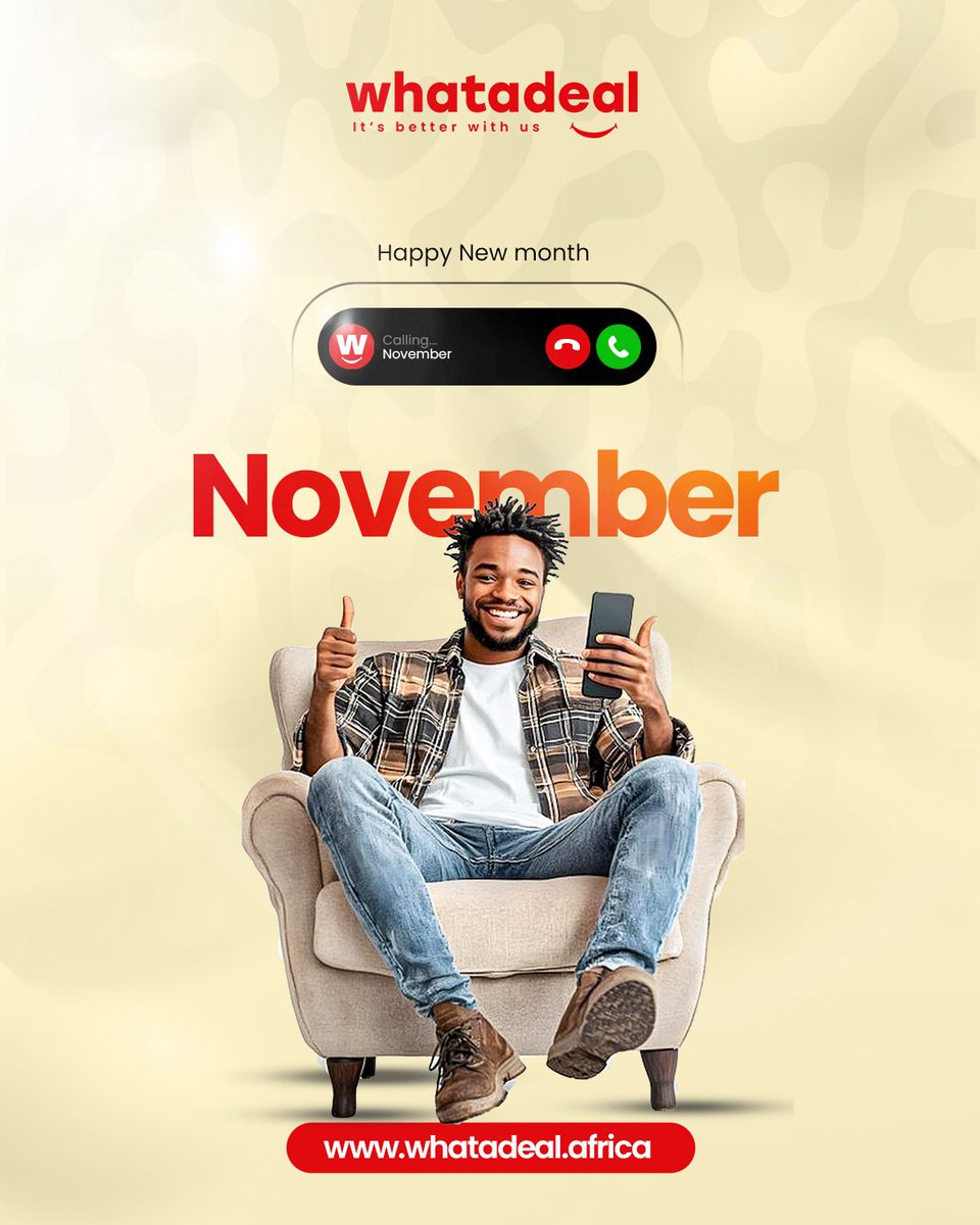 Cheers to November!
More Savings. More Smiles. More Reasons To Shop With Whatadeal
Happy New Month From Whatadeal