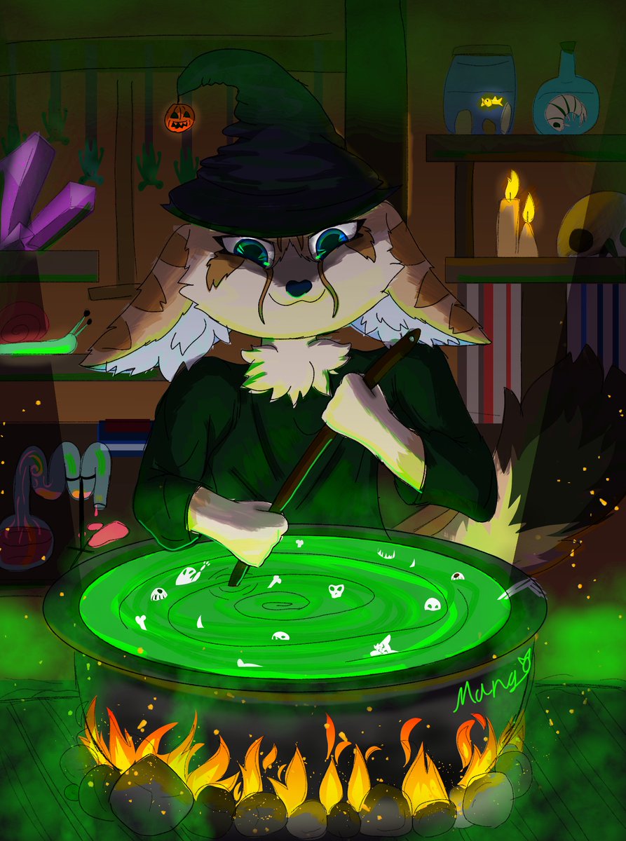 I bit late with the spoopy art this year