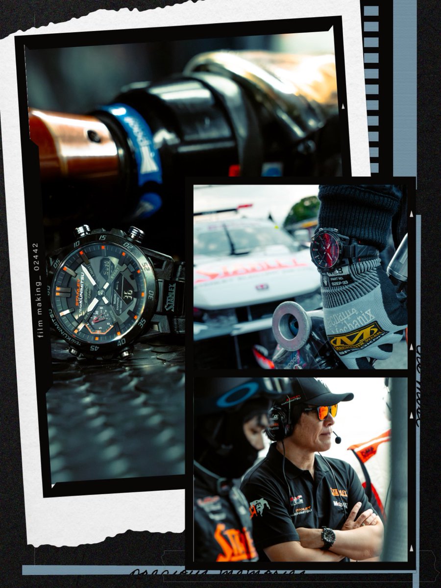 TM_Kunimitsu100's tweet image. STANLEY TEAM KUNIMITSU × CASIO EDIFICE 別注クロノグラフ
今大会、グランドスタンドプラザ内のCASIO EDIFICEブースにて実際にご覧いただけます！

teamkunimitsu.net/fcgood_edifice…

#casio 
#edifice
#casioedifice 
#STANLEYTEAMKUNIMITSU
#TEAMKUNIMITSU
#チームクニミツ
#STANLEY
#スタンレー電気…