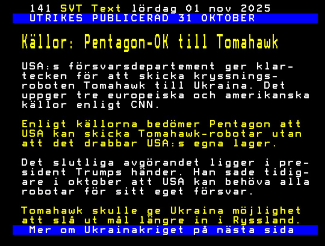 Jag hoppas på att USA skickar Tomahawk robotar till Ukraina 🤞🇺🇦