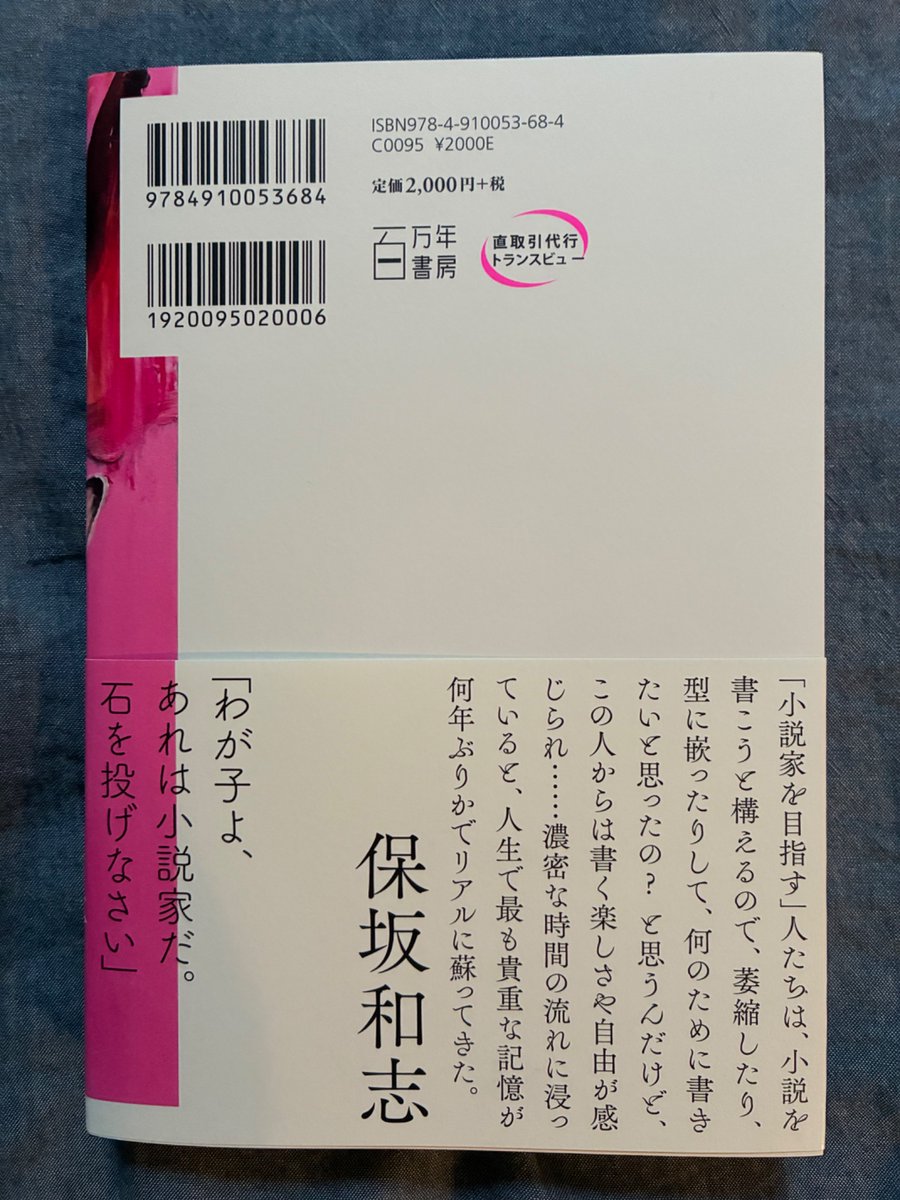時間の話は小説@京都

「小説家を目指す」人たちは、小説を書こうと構えるので、萎縮したり、型に嵌ったりして、何のために書きたいと思ったの？と思うんだけど、この人からは書く楽しさや自由が感じられ……濃密な時間の流れに浸っていると、人生で最も貴重な記憶が何年ぶりかでリアルに蘇ってきた。