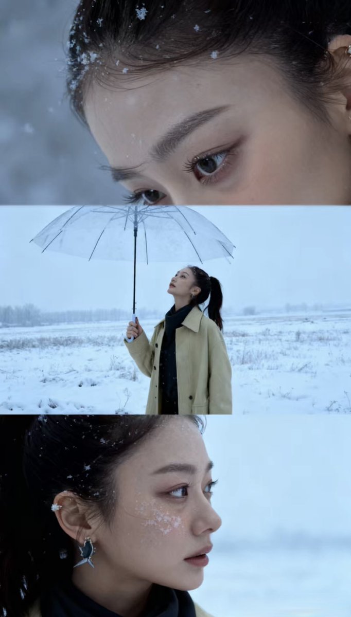 選ぶ写真で全然雰囲気ちがう
真ん中だけ上手くいかない☃️
 #ai雪