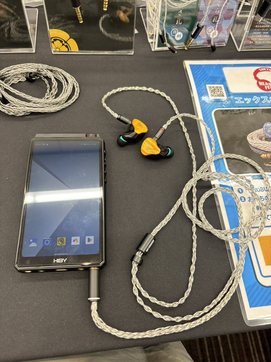 zenmai_007's tweet image. ヘッドホン祭でNOBUNAGA Labsさんの新製品Prismを試聴しました、
これ良いよ😊

#NOBUNAGALabs #リケーブル