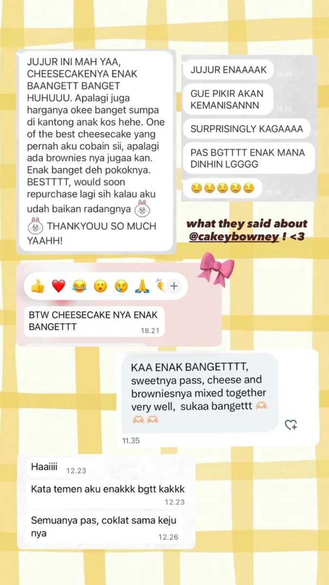 open po burnt cheesecake brownies lagi nihh pad! yuk order lewat wa atau dm yaa, sender ada di rep, udah banyak testinya dan ada FREEBIES loh🫰🏻🫰🏻

BTW LIMITED STOCKKK🚨🚨🚨