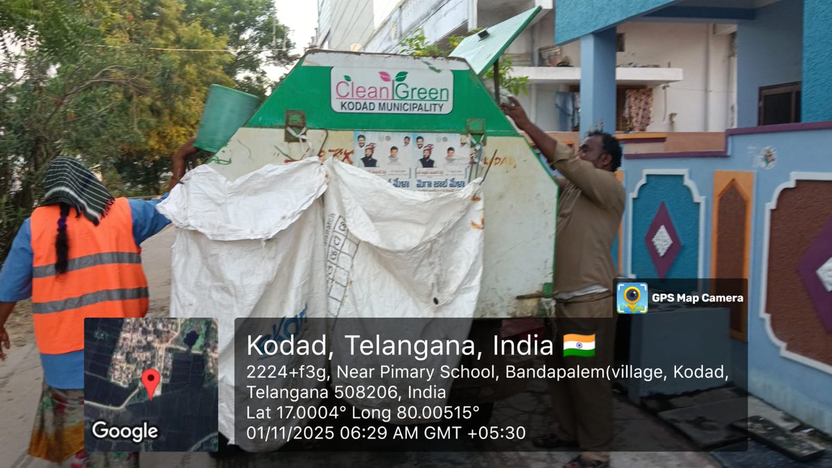Door to Door collection
<a href="/tksreedevi/">TK Sreedevi</a>
<a href="/cdmatelangana/">C&DMA</a>
<a href="/CollectorSRPT/">Collector Suryapet District</a>
<a href="/SwachhBharatGov/">Swachh Bharat Urban</a>
<a href="/SBMU_Telangana/">SBM (U) TELANGANA</a>
<a href="/tgmepma/">TMEPMA</a>
<a href="/uttampadmavathi/">Padmavathi Reddy</a>