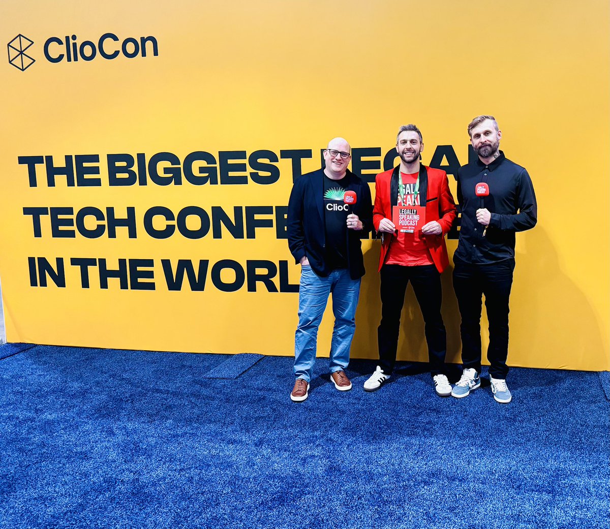 RobertHanna_eth's tweet image. When product and tech unite, the future of law shifts. Live from #ClioCon Boston, I sat down with Jonathan Watson (CTO) and John Foreman (CPO) of @goclio to talk the Intelligent Legal Work Platform, Vincent by Clio, and AI built to reduce burnout &amp;amp; boost impact on @LegalSpeakPod!
