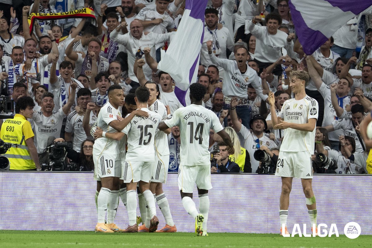 クラシコを制したレアル・マドリード⚡

次節のバレンシア戦もベルナベウで迎え撃つ💥

#LALIGAEASPORTS