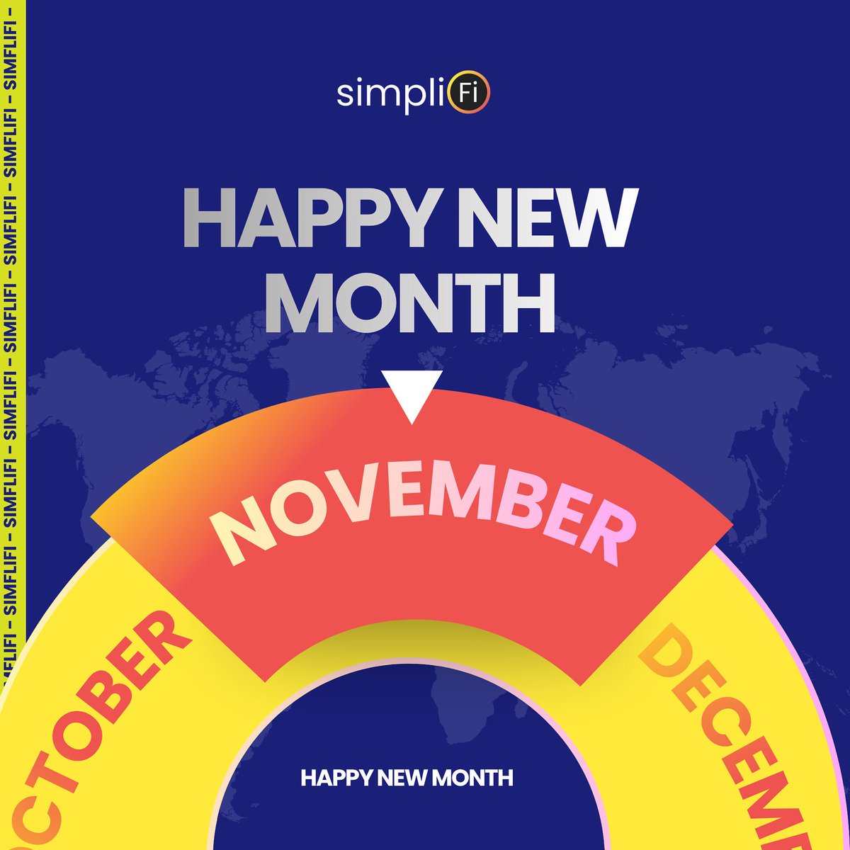 Wishing you a lovely month from all of us at SimpliFi 🎉 #november2025