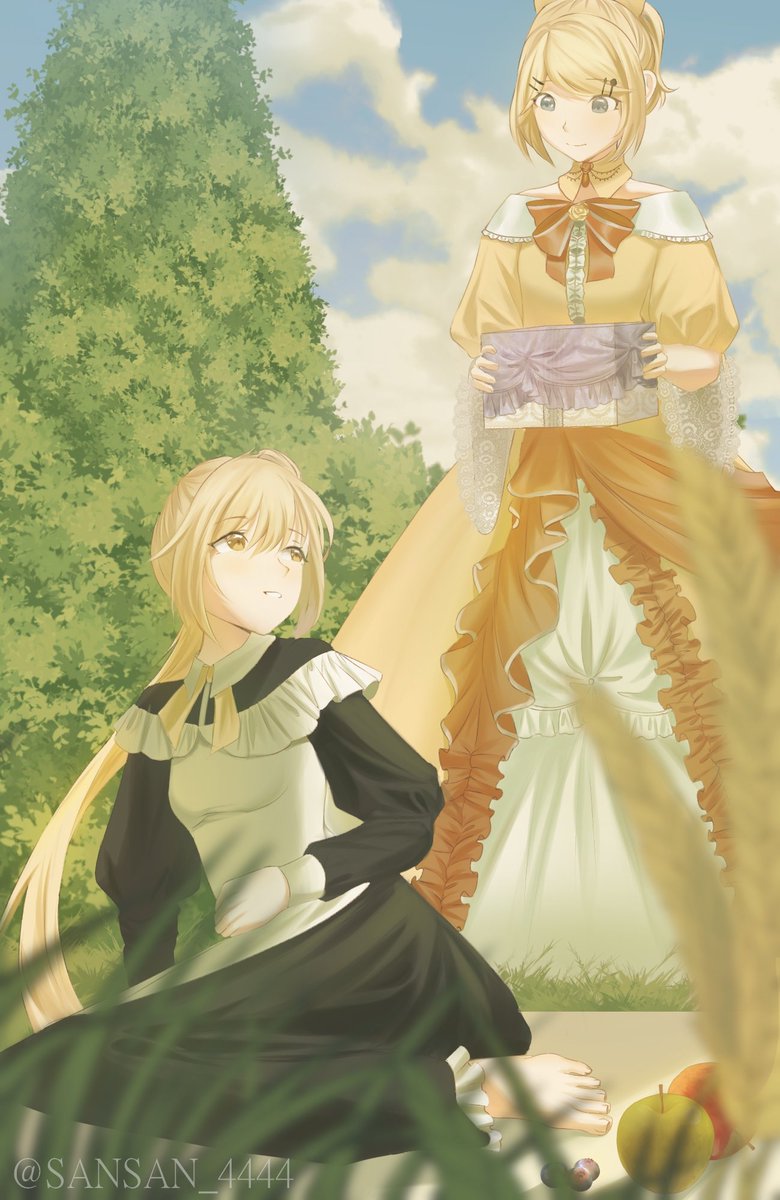 Happy birthday, the best girl in the world! 🥰🥳💖💖🎃🌾💖💖
#EvilliousChronicles 
#Evillious_Chronicles 
#Evillious
#悪ノ創作