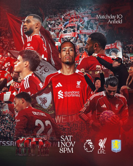 lfcstreamhd's tweet image. Matchday at Anfield 🔴

#LFC #LIVAVL

Follow @lfcstreamhd For Live Stream
