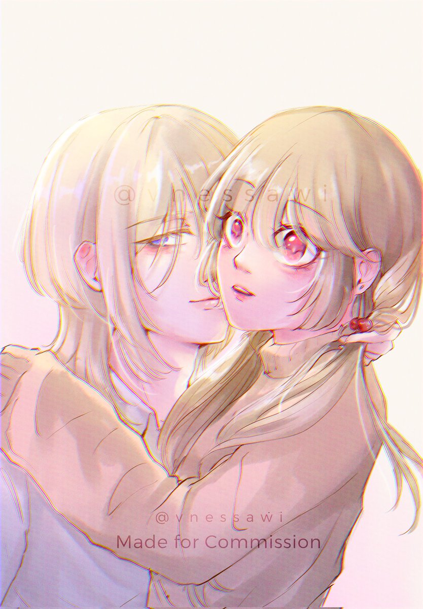 koyunkie's tweet photo. Blonde siblings ✨ Adam, let me borrow my bro for a while 🤪

Commission by the incredibly talented @vnessawi, thank you! 💛 https://t.co/TsVpUPoSLs