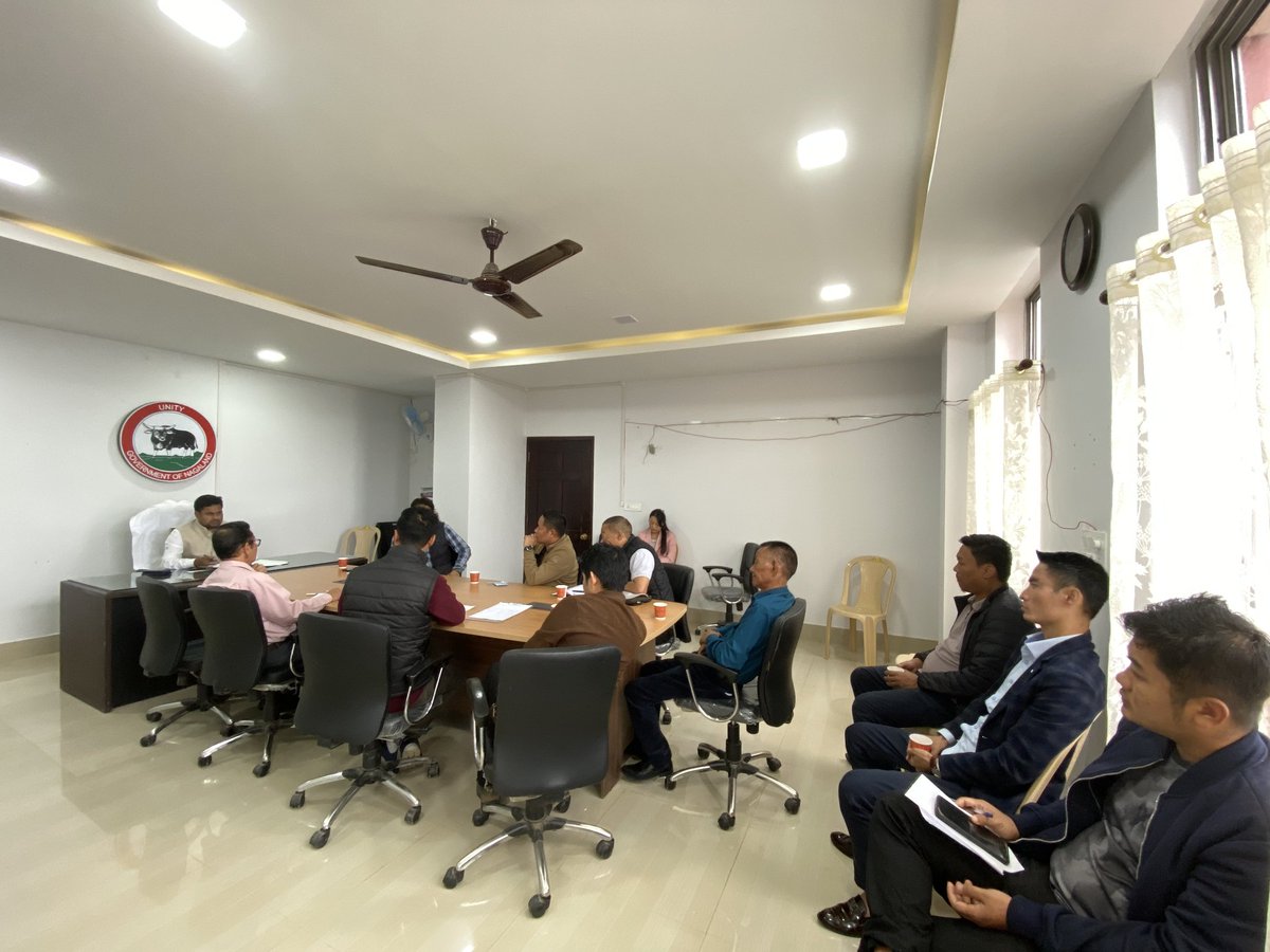 A meeting of District Level Committee (DLC) for Model Solar Village Initiative under PM Surya Ghar : Bijli Yojana (PMSG:MBY) was held on 1st November 2025 in the Conference Room of the Deputy Commissioner's Office, Mokokchung.