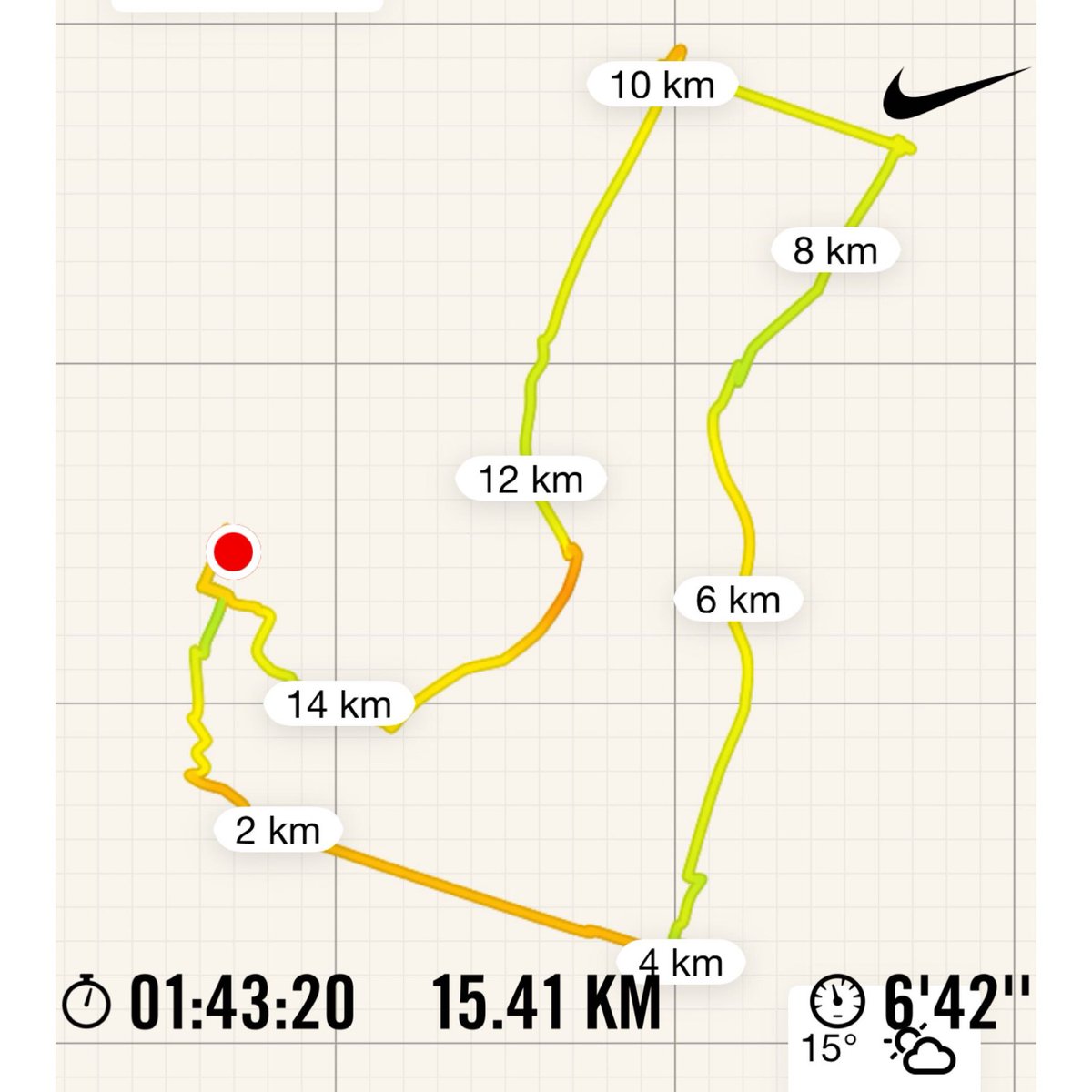 isamunmun's tweet photo. 2025.10.25RUN35
15km 6’42” https://t.co/4KzrqQCSEs