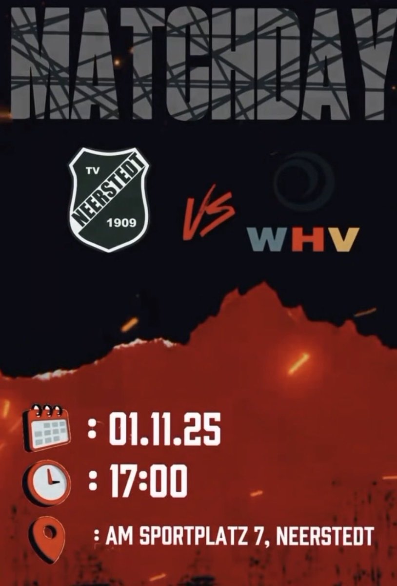 yassingv's tweet photo. #Spieltag @hvn_online
🏆  Regionsoberliga Männer West
🏟 Am Sportplatz, Neerstedt
🤾 Neerstedt II vs Wilhelmshavener HV III 
⌚ 17:00Uhr https://t.co/MB0QOntGlP