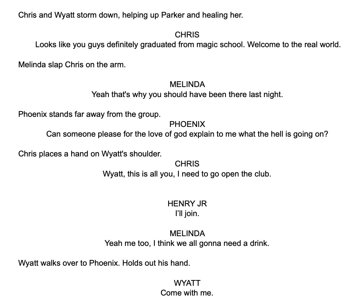 Georgia_Celi's tweet photo. pt. 4/4Snipet From #CharmedNextGen #leaked #ParamountPlus https://t.co/jwGnI71ZYz