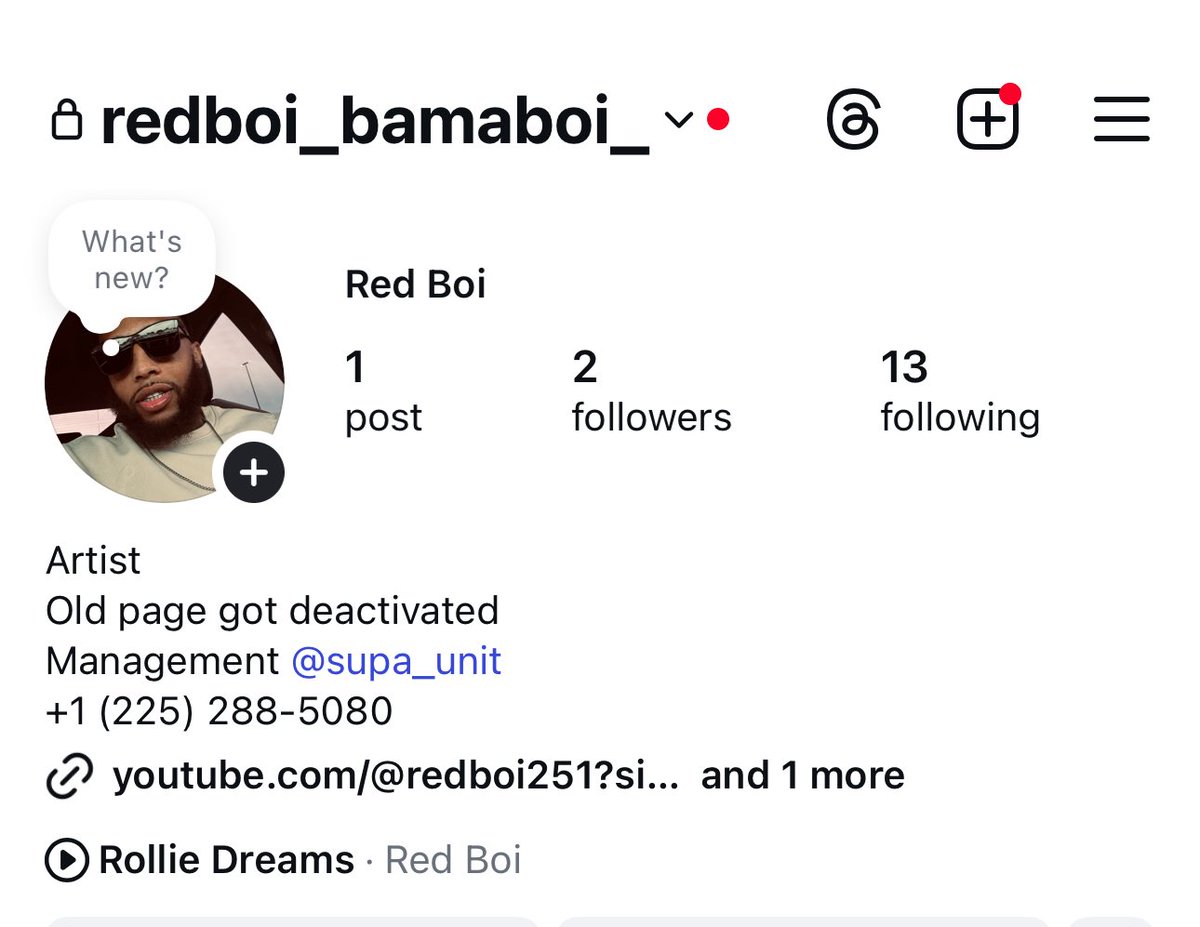 WestSideRed251's tweet photo. Follow my new Ig @Redboi_bamaboi_
https://t.co/xeJ2WO6XQ7 https://t.co/xy119aWp2N