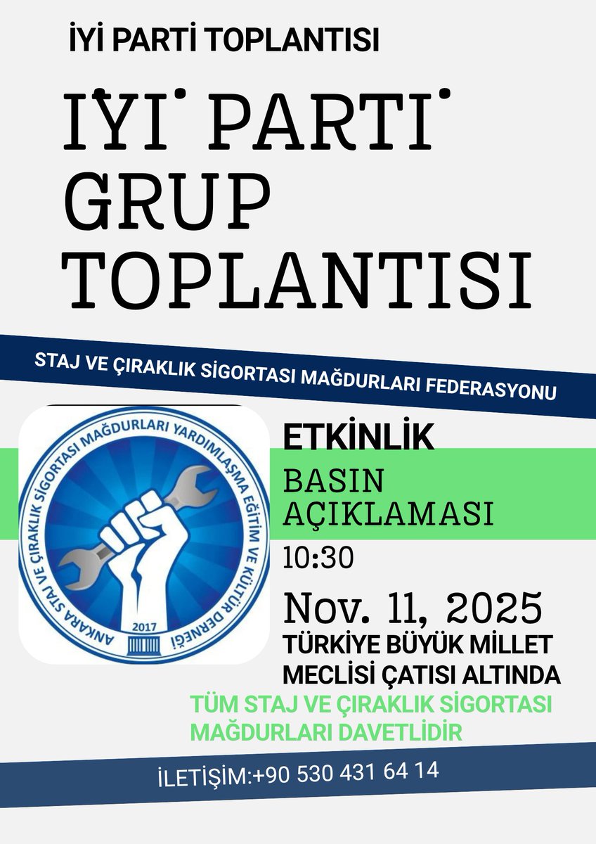 DUYURU
Staj ve Çıraklık Sigortası Mağdurları Federasyonu’ndan Önemli Çağrı

<a href="/iyiparti/">İYİ Parti</a>
<a href="/MDervisogluTR/">Müsavat Dervişoğlu</a>
<a href="/SBugraKavuncu/">Buğra Kavuncu</a>
<a href="/stselcan/">Selcan Taşçı</a>
<a href="/Aslnmhmt/">Mehmet Aslan 🇹🇷</a>
<a href="/ikoncuk/">İSMAİL KONCUK</a>
<a href="/ayyuceturkestas/">Dr. Ayyüce Türkeş Taş</a>
<a href="/KevserOfluoglu/">Kevser Ofluoğlu</a>
@Yavuzaydn61
<a href="/BKocamaz33/">Burhanettin Kocamaz</a>
<a href="/2727mmg2727/">Mehmet Mustafa Gürban</a>
<a href="/UGUR__POYRAZ/">UĞUR POYRAZ</a>
<a href="/55erhanusta/">Dr. Erhan Usta</a> 
<a href="/ComezTurhan/">Turhan Çömez</a> 
<a href="/aefakibaba/">Dr. Ahmet Eşref FAKIBABA</a>